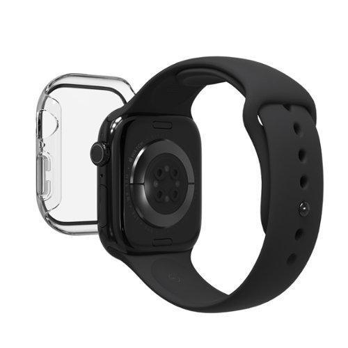 ZAGG InvisibleShield Glass Elite 360 Integrated Bumper + Screen Protection for Apple Watch Series 10 Small - Clear WORLDWIDE DELIVERY