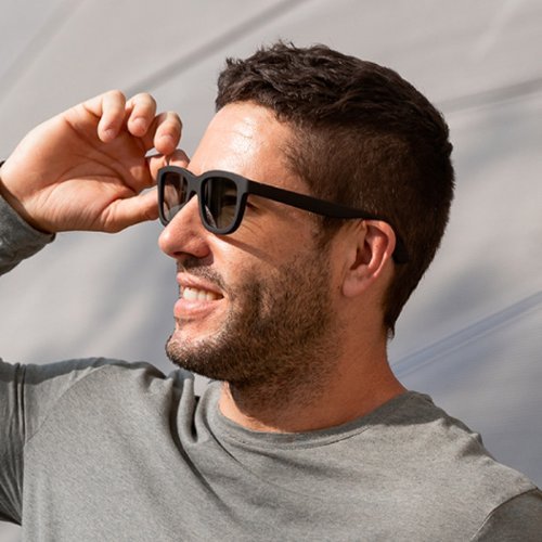 Ampere Dusk Lite Smart Sunglasses with Electronic Tint Adjustable Lenses - Black BUY IN QATAR