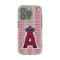 Keyscaper - MLB - Los Angeles Angels Text Backdrop Clear iPhone Case - 16e - Multicolor-Front_Standard