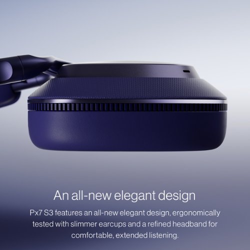 Bowers & Wilkins Px7S3 Wireless Noise Cancelling Over-the-Ear Headphones - Anthracite Black GLOBAL SHIPPING