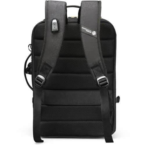 Swissdigital Design BERG L TSA-Friendly Backpack With USB Charging Port RFID Protection and Fits Up to 16″ Laptop - Dark Khaki WORLDWIDE DELIVERY