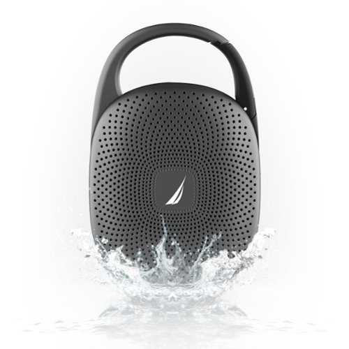 Nautica - Nayman SP700 Portable Bluetooth Speaker, Waterproof Portable Wireless Outdoor & Shower Speaker - Silver-Front_Standard 