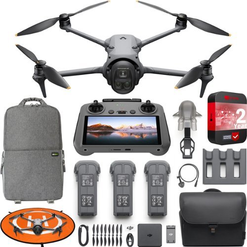 DJI - Mavic 4 Pro Triple Camera Drone Fly More Combo (RC 2) + Extended Warranty Bundle-Front_Standard 