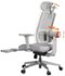 Newtral - Ergonomic High Back Mesh Office Chair - Gray-Front_Standard 