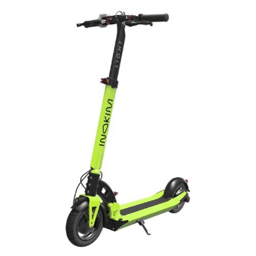 INOKIM - Light2 Hero Scooter w/20 miles Max Operating Range & 21 mph Max Speed - Green-Front_Standard 