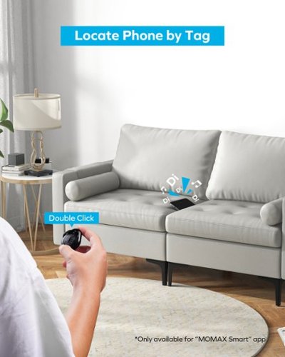 Momax MOMAX Key Finder with Apple Find My iOS Only and Global Search Range Include DIY Personalized Stickers Black - Black HOW TO BUY