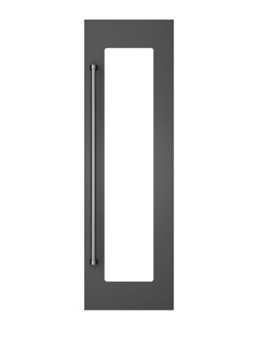 24"W. Veil Wine Door Panel 4" Toe Kick for Viking Veil FDWCIC724 Right Hinge Models - Right Hinge - Damascus Gray