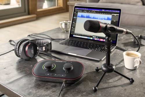 Focusrite Vocaster One Studio is the essential broadcast quality podcast kit for solo creators - Black BUY IN MIDDLE EAST