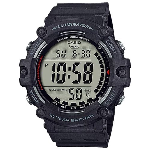 Casio - Men’s Digital Sport Watch with Dial - AE-1500WH-1AV - Black-Front_Standard 