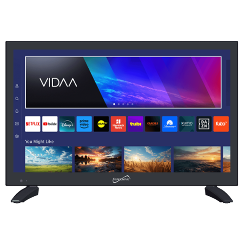 Supersonic - 19" VIDAA ACDC Compatible LED Smart TV with Built-In WiFi-Front_Standard 