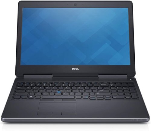 Dell - Precision 7520 Laptop Intel Core i7-6820HQ 2.7GHz 16GB 512GB Windows 10 Pro - Refurbished - Black-Front_Standard 
