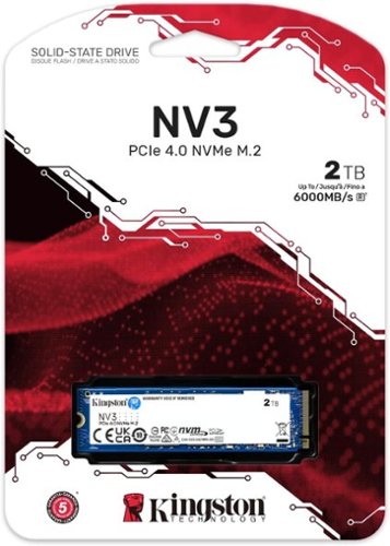 Kingston NV3 M.2 2280 2TB PCIe 4.0 x4 NVMe Internal Solid State