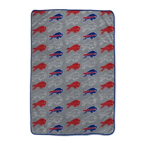 Pegasus - Buffalo Bills 66" x 95" Oversized Logo Roll Ultra Cozy Blanket - Multicolor-Front_Standard 