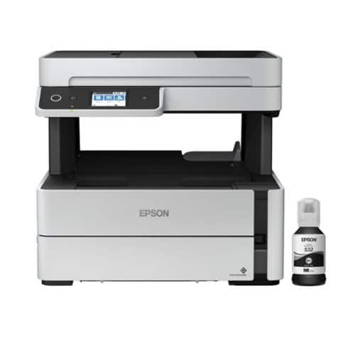  Epson - EcoTank ET-M3170 Wireless Monochrome All-in-One Supertank Printer - White