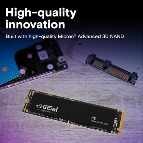 Crucial P3 500GB Internal SSD PCIe Gen 3 x4  NVMe SHOP ONLINE
