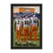 Sporticulture - Pat Surtain II, Bo Nix & Courtland Sutton Framed Three-Player Art Print - Orange-Front_Standard