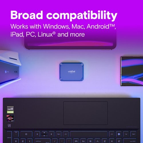 Crucial X10 1TB External USB-C SSD - Blue - Blue WORLDWIDE DELIVERY