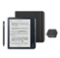 Kobo - Libra Colour eReader (Black) with Stylus 2Gen and AC Bundle - 2024 - Black Notebook SleepCover-Front_Standard