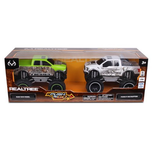NKOK - RealTree: Push & Go - Ford F-150 Raptor & RAM Rebel