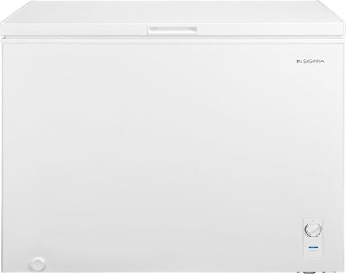Insignia™ - 10.4 Cu. Ft. Garage-Ready Chest Freezer - White