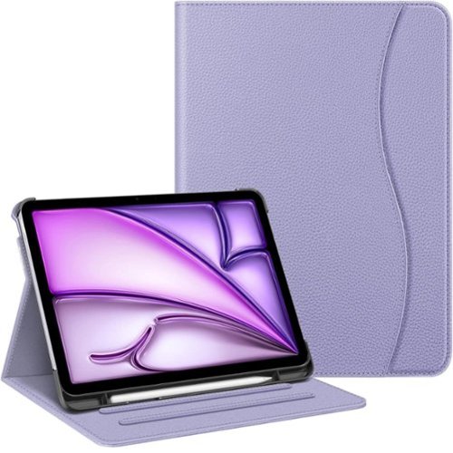 Kitcheniva - iPad Air 11 Inch M3 2025 Multi Angle Viewing Case For Air 5th 4th 10.9 Inch - Lilac Purple-Front_Standard 