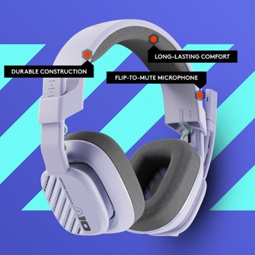 Astro Gaming A10 Gen 2 Wired Gaming Headset for Windows, MacOS - Lilac BUY IN EUROPE