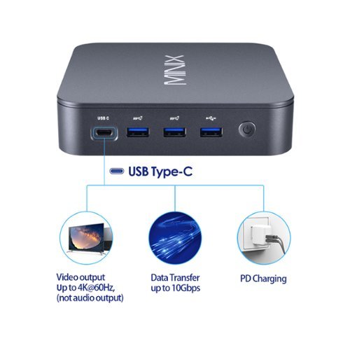 小型 ミニPC Corei5 8GB SSD Win11 Office2021 MINIX J51 C8 Max Mini PC, 8GB/512GB M.2 PCIe NVMe SSD Windows 11