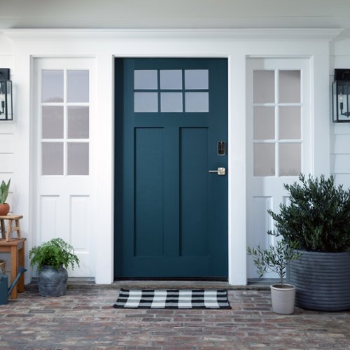 Yale Assure Lock 2 Touch with Wi-Fi and Valdosta Lever - Satin Nickel WORLDWIDE DELIVERY