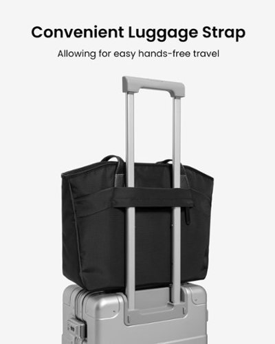 tomtoc Laptop Tote Bag for Women, Laptop Work Shoulder Bag with Device Compartment fits up to 16 inch MacBook Pro, 18L - Black WHERE TO BUY