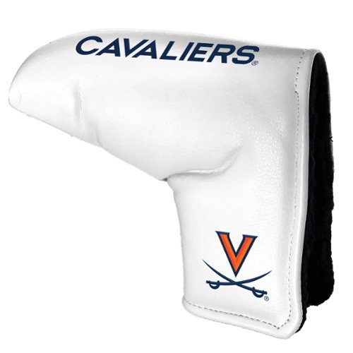 Team Golf - Virginia Cavaliers Tour Blade Putter Cover - White-Front_Standard 