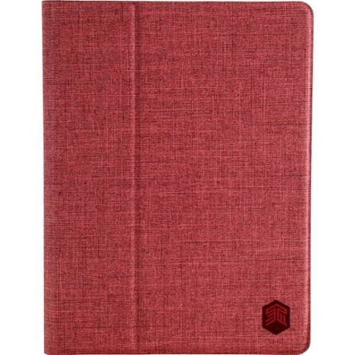 STM - Atlas Folio Case for Apple® iPad® Pro 10.5" - Dark Red-Front_Standard 