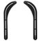 Mount-It! - Universal Sound Bar Mount for Most TVs with VESA Compatibility and Heavy‑Duty Steel Bracket - Black-Front_Standard