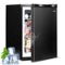 Costway - 2.1 Cu.Ft Small Freezer, Compact Upright Mini Freezer w/Reversible Single Door, 7 Adjustable Thermostat - Black-Front_Standard