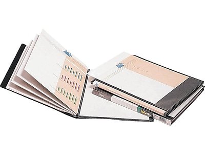 Cardinal - Custom ShowFile Presentation Book, Letter Size, 12-Pockets, (CRD 50132CB) - Black