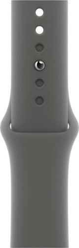 Apple - 42mm Stone Gray Sport Band - S/M - Stone Gray