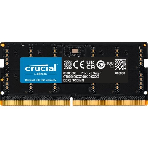 Crucial Micron 16GB DDR5 SDRAM Memory Module For Notebook 16 GB (1