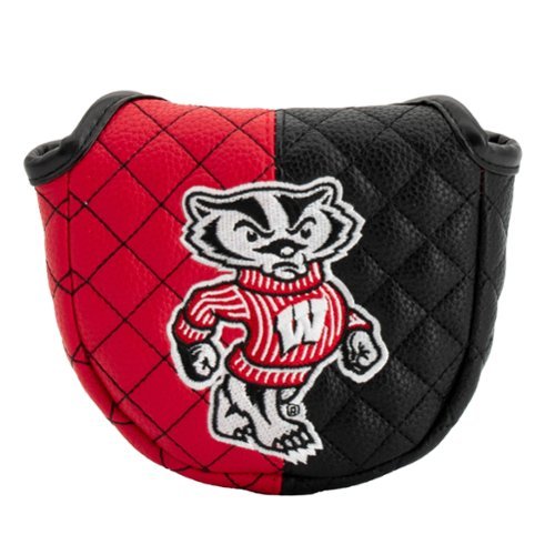 Team Golf - Wisconsin Badgers Quilted Mallet Putter Cover - Multicolor-Front_Standard 