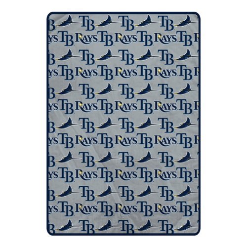 Pegasus - Tampa Bay Rays 66" x 95" Oversized Logo Roll Ultra Cozy Blanket - Multicolor-Front_Standard 