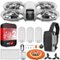 DJI - Neo Drone Mini 4K Quadcopter with 3 Battery Combo + Extended Warranty Kit Bundle - Gray-Front_Standard
