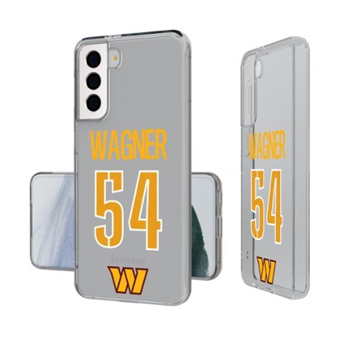 Keyscaper - NFL - Bobby Wagner Washington Commanders Galaxy Clear Case - S24 - Multicolor-Front_Standard 