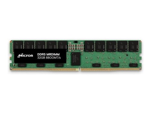 Micron RDIMM 32GB x3枚 = 96GB, 2933MHz Micron MTA36ASF4G72PZ-2G9J3 32GB DDR4-2933 2RX4 LP ECC RDIMM at