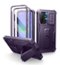 dexnor - Case for Samsung Galaxy A36, Slide Camera Cover & Kickstand with 2 Front Frame Screen Protector - Phantom Purple-Front_Standard