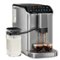 SIMZLIFE - 15-Setting Fully Automatic Espresso Machine with Manual Milk Frothing, Self-Cleaning & Removable Water Reservoir - Silver-Front_Standard