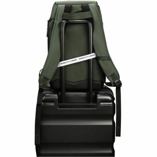 Swissdigital Design SEON L+ TSA-Friendly Backpack With USB Charging Port RFID Protection and Fits Up to 16″ Laptop - Dark Green BUY ONLINE
