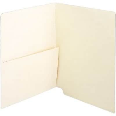 Medical Arts Press - Medical Arts Press® 11 Pt. End-Tab Pocket Folders, No Fasteners, 50/Bx - Manila