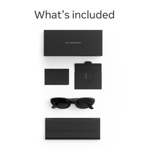 Meta Starfire Kylie Edition - Smart AI glasses for Women, Men - Meta AI, 12MP Camera, Live Translate - Black Lenses - Classic Black BUY IN EUROPE