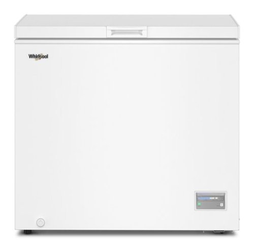 Whirlpool - 7 cu. ft. Chest Freezer with 1 Storage Basket - White
