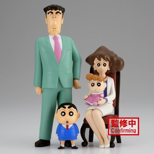 PopMarket BanPresto Crayon Shinchan Nohara Family Statue
