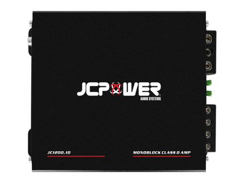 JCPower Audio Systems - JC-Series 1200w Monoblock Amplifier - Black-Front_Standard 