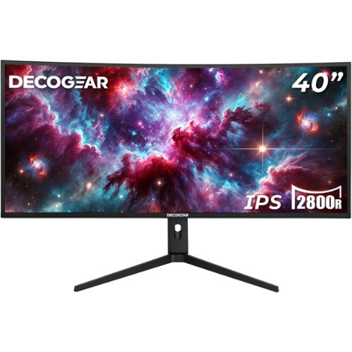 Deco Gear 40 Inch Curved Ultrawide Nano IPS Monitor, 5120x2160